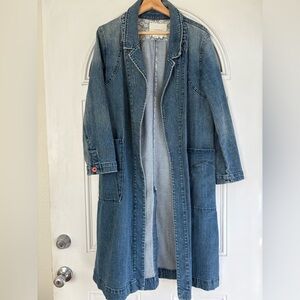 Anthropologie Peggy Denim Duster Jacket - MP